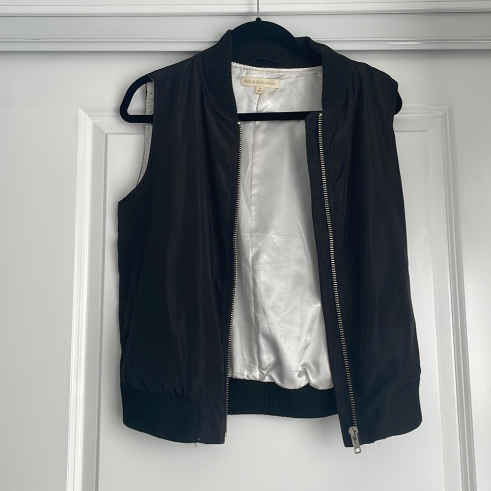 Black Bomber Vest